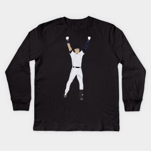 Derek Jeter Hall of Fame Kids Long Sleeve T-Shirt